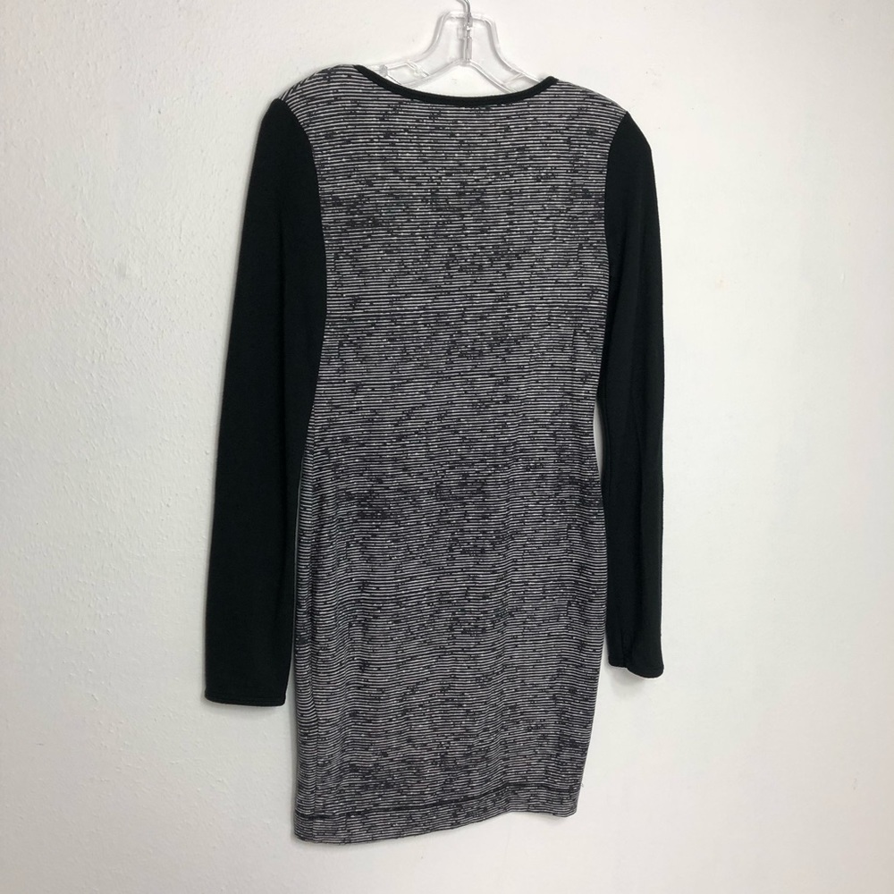 Rachel Rachel Roy Black White Zipper Tunic Dress M - Picture 2 of 8